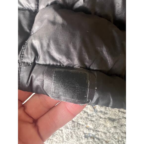 Marmot Jacket 800 Fill Goose Down Puffer Zip Jacket Size Large Black - Picture 15 of 15